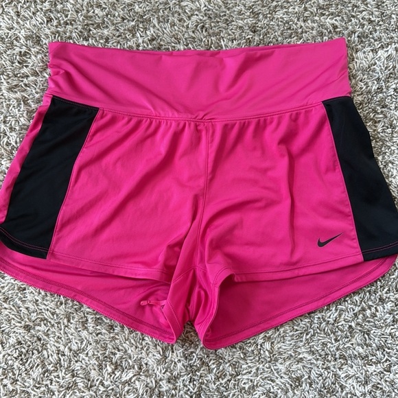 Nike Drifit Infiknit Training Running Short Pink and Black size Large - Picture 7 of 11